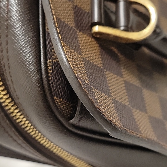 Authentic Louis Vuitton Damier Ebene Triana Shoulder Bag Tote Handbag - Picture 15 of 16